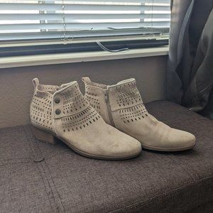 Perforated Ankle Booties